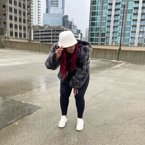 Faux Fur Crop Jacket